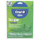Oral-B Glide Complete Floss Picks with Scope Outlast - Mint - 75 Pack-Slides up to 50% more easily in tight spaces* with the power of Oral-B Glide + the freshness of Scope Outlast flavour in the convenience of a floss pick. *vs. the leading floss pick