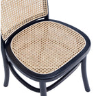 Manhattan Comfort Paragon 1.0 17.52" Industry Chic Upholstered Dining Chair - Black and Grey - Set of 2-Optional Seat Cushion Included to Add Extra Comfort