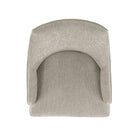 Manhattan Comfort Beever 24" Modern Chenille Upholstered Dining Armchair - Taupe-26.4" L x 21" W x 39" H