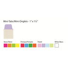 Avery Ultra Writable Mini Tabs - 1" x 1½" Repositionable Two Sided - Pastel Colour - 80 Pack-UltraTabs for the Office - Bookmark and separate important documents in reports, financial reviews, presentations, manuals, handbooks, financial records, correspondence, budget binders and other pertinent information