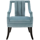 Modway Harken Performance Velvet Accent Chair - Light Blue-Assembly Required