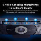 EMEET SmartCam C980 Pro Ultra 4K All-in-One Conferencing Webcam-Comes with a Magnetic Privacy Cover