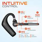 Delton 90X Ultralight Wireless Noise Canceling Bluetooth Headset - Black-Delivers HD sound, enhancing the clarity and richness of your audio experience.