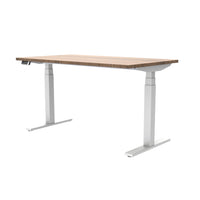 Gry Mattr + ergoCentric 54"W Longevity Electric Height Adjustable Desk-Quiet dual motors