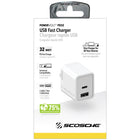 Scosche PowerVolt Po Wer Delivery 32 W USB-C Fast Home Charger-Power Delivery 3.0 Charge: Delivers incredibly fast charge of up to 4 times faster than a standard 5W USB charger to your USB-C device. Compatible iPhone devices charge up to 50% in as little as 30 minutes.