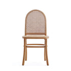 Manhattan Comfort Paragon 1.0 17.52" Industry Chic Upholstered Dining Chair - Nature and Oatmeal - Set of 2-10