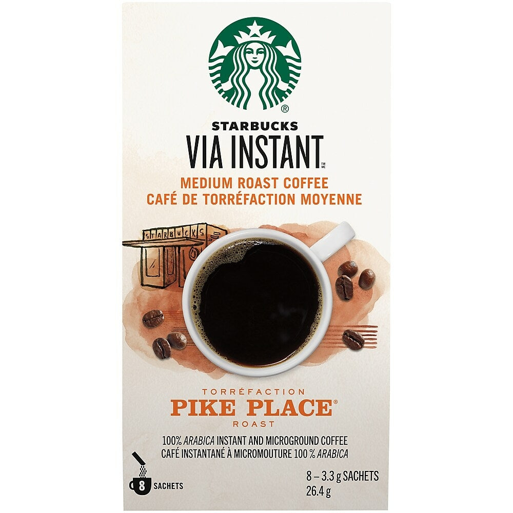 Starbucks VIA Instant Pike Place - 8 Pack | staples.ca