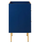 Modway Daybreak 24" Bathroom Vanity Cabinet - Blue-Non-Marking Foot Caps