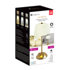 Xtricity La Boca Portable LED Touch Table Lamp - Cream-Touch activation for easy operation