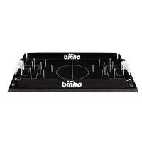 Binho Classic Black Turf Edition Board Game-Felt-style playing surface for smoother, faster gameplay and more accurate shots