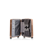 Champs Tech 2-Piece Luggage Set - Rose Gold-Dedicated laptop compartment