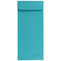 JAM Paper #10 Policy Envelopes, 4 1/8 x 9.5, Brite Hue Sea Blue Recycled, 500 Pack (15874H)-Product Type: Recycled Envelope