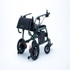 Monarch Carbon Flyer Lightweight Electric Wheelchair - Green-Weighs only 11 kg without the battery for improved portability