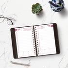 Brownline 2026 Essential Daily Planner - 8" x 5" - Black - English-Certified under FSC license code: FSC C102682. The Forest Stewardship Council enables businesses and consumers to choose products made with materials sourced from responsible forestry, promoting environmentally appropriate, socially beneficial, and economically viable management of the world's forests