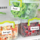 Avery Waterproof Labels - 1" x 2.575" - 1500 Pack-White film labels are durable and all-weather