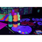 Prang Washable Fluorescent Tempera Paint - 16 oz. - Assorted Colours - 6 Pack-Ergonomic design with easy pour spout helps prevent messes and spills