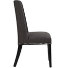 Modway Baron Fabric Dining Chair - Brown-Dense Foam Padding