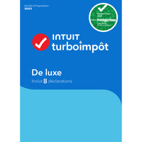 TurboTax Deluxe 2025 - 8 returns - French - Windows [Digital Download]-Designed for tax returns for families, students, and individuals