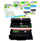fuzion Brother TN850, DR820 Compatible Toner & Drum Kit - High Yield - Black-Black