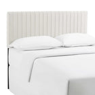 Modway Keira Performance Velvet King/California King Headboard - Ivory-Durable Stain-Resistant Fabric