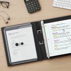 Staples 1" Better Binder - Black-D-rings close tightly to allow pages to turn easily