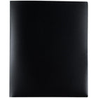 JAM Paper Heavy Duty Plastic Multi-Pocket Folders - 6 Pocket Organizer - Black - 2 Pack-Size: 9 1/2 x 11 5/8 inches | Easily fits 8.5" x 11" documents