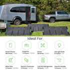 Yoshino Solid-State Portable 4,000W Solar Generator with 3x200W Portable Solar Panels-LIMITLESS SOLAR - Yoshino portable solar panels feature market leading solar technology, mono-crystalline silicon solar cells with a 23% efficiency rating allowing for even more energy conversion from the sun. These panels are also expandable, you can buy multiple panels and link them to expand the overall energy capacity.