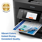 Epson T822 Ink Cartridge Combo Pack - Standard Capacity - Black/Cyan/Magenta/Yellow-Compatible with: WF-3820, WF-3823, WF-4820, WF-4830, WF-4833, WF-4834