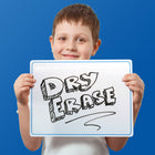 Flipside Products Two-Sided Dry Erase Learning Mat - 9" x 12" - Letters & Numbers - Pack of 24-7