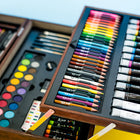 Art 101 Deluxe Artist Wood Set - 215 Pieces Set-5