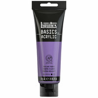 Liquitex Basics Acrylic Paint Tube - 118 ml - Brilliant Purple-Acrylic