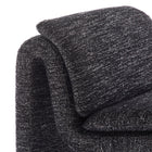 Modway Lume Boucle Upholstered Armless Accent Chair - Charcoal-8
