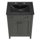 Modway Nantucket 24" Bathroom Vanity - Grey/Black-8