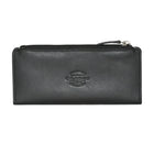 Club Rochelier Ladies Slim Clutch Wallet with Top Zipper - Black-1 Zippered pocket