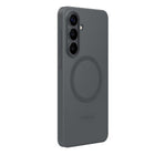 Samsung Galaxy S26+ Silicone Magnet Case - Black-Built-in magnets in the Silicone Magnet Case help align your Galaxy S26+ for wireless charging