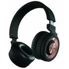 Sharper Image EXTRA BASS Over-Ear Headphones - Black/Rose Gold-Dimensions (LxWxH): 22.8 cm x 15.2 cm x 12.7 cm (9 in. x 6 in. x 5 in.)