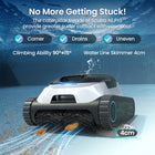 Aiper Scuba N1 Plus Robotic Pool Cleaner for In-Ground Pools with MicroMesh Filtration, App & Caterpillar Treads-Powerful brushless motor filters up to 80 GPM for deep cleaning