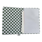 Hilroy Embossed Weave Journal - 4" x 6" - Lined - 96 Sheets - Forest Green-70 gsm strong premium paper