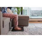 Relaxus Grounding Mat-Durable & Stylish: A sleek, faux-leather finish with a textured non-slip underside and reinforced edges ensures the mat stays in place and lasts for years