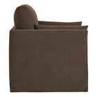 Modway Wellfleet Slipcovered Linen-Blend Armchair - Cocoa-Spring Support
