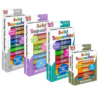 Kwik Stix Solid Tempera Paint Sticks Set - 38 Colours - Metalix/Earth/Jewel/Pastel-VIBRANT COLORS: These highly pigmented colours will bring a range of beautiful colours to all your crafts.