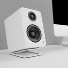 Kanto YU2 Powered Desktop Speakers with Built-in USB DAC - Matte White - 2 Pack-100W Peak Power (50 Watts Total RMS), AC 100V - 240V 50/60 Hz universal power supply