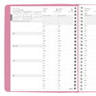 Blueline 2027 Pink Ribbon Timanager Weekly/Monthly Planner - 8-1/2" x 6-3/4" - Pink - Bilingual-Tear-off corners