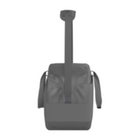 RovR TravelR 36 Can Soft Cooler Duffel with Shoulder Strap - Charcoal-Expandable mesh side pocket for water bottle 