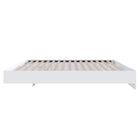 Nexera Platform Bed Frame - Full Size - White-Fits a standard full size mattress. 500 pounds weight capacity