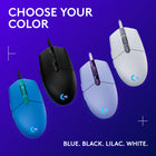 Logitech G203 LightSync RGB Gaming Mouse - White-8