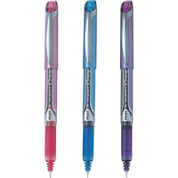 Pilot Hi-Tecpoint Rollerball Pens Grip V5 – Assorted – 3 Pack-Rubber grip provides writing control and comfort