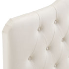 Modway Annabel Stain-Resistant Performance Velvet King Headboard - Alabaster-7