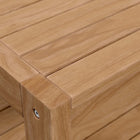 Modway Carlsbad Teak Wood Outdoor Patio Coffee Table - Natural-8