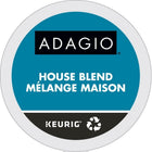Adagio House Blend Coffee K-Cup Pods - Medium Roast - 24 Pack-Woodsy with a balanced acidity, this coffee offers a pleasant aftertaste
